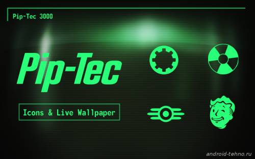 PipTec Green Icons & Live Wall для андроид