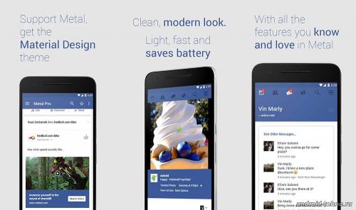 Замена стандартного в Андроид-устройствах приложения Facebook