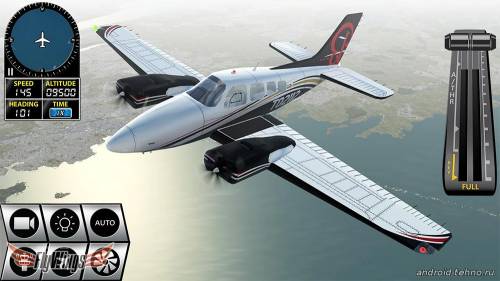 Flight Simulator X 2016 Air HD управляйте самолётами на Андроид
