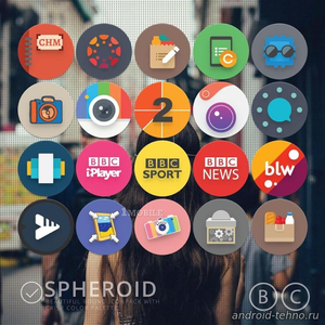 Spheroid Icon для Андроид скачать бесплатно на Android