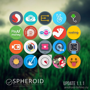Spheroid Icon для Андроид скачать бесплатно на Android