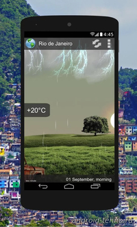 Animated Weather Widget&Clock для Андроид скачать бесплатно на Android