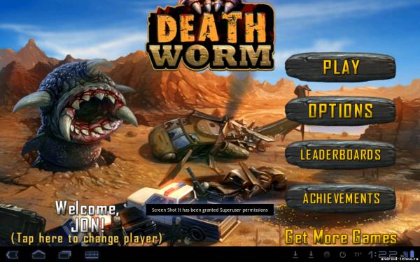 Death Worm - полная версия для андроид