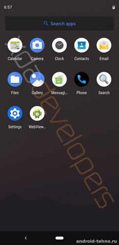 Android Q темное оформление
