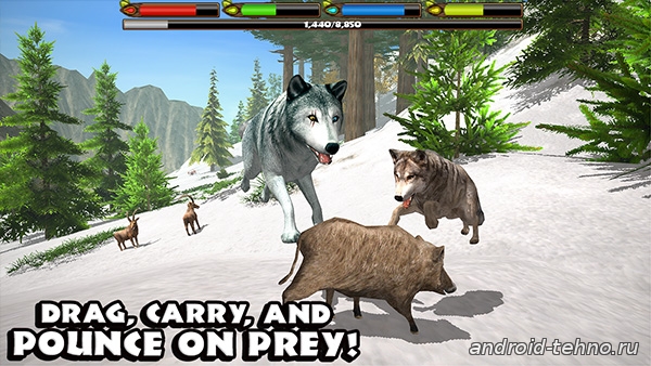Ultimate Wolf Simulator для андроид скачать бесплатно на android