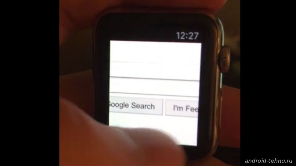 Браузер для Apple Watch - это очень плохая идея.