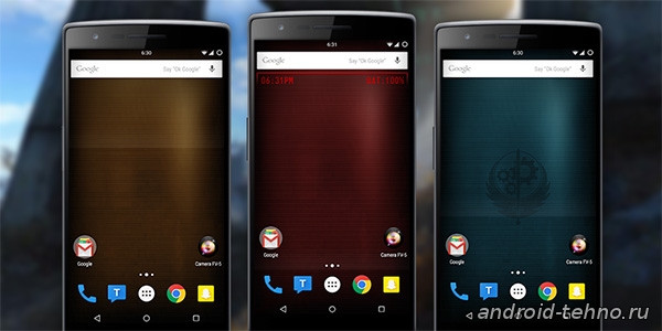 Pip-boy 3000 Live Wallpaper для Андроид скачать бесплатно на Android