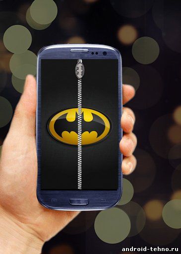 Batman Zipper Lock Screen для андроид